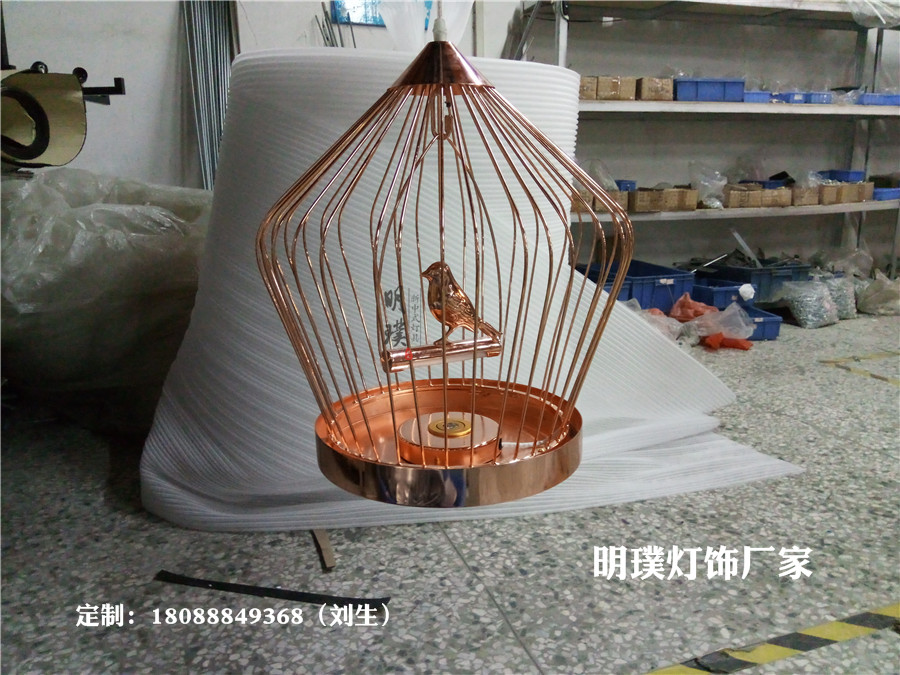 中式鸟笼吊灯